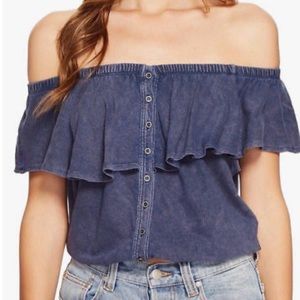 We The Free Off Shoulder Cropped Tube Top